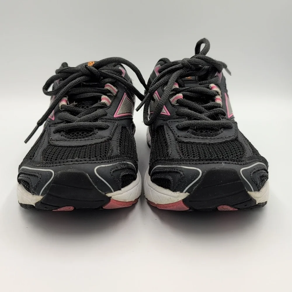 Reebok Pheehan Run Womens 7.5 Black Gray Silver‎ Lace Up Athletic Daily Shoes